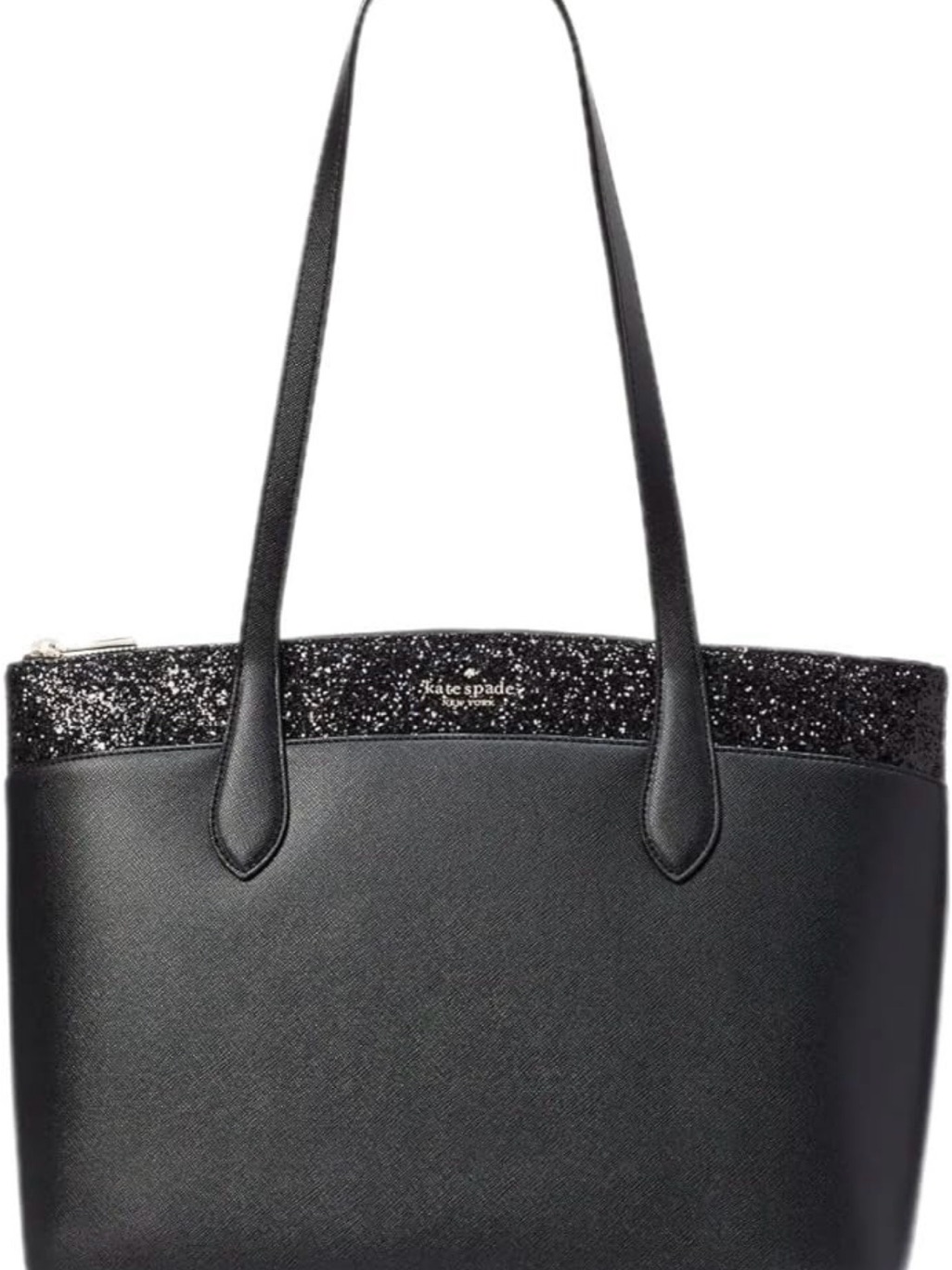 Kate Spade Flash Glitter Tote Black